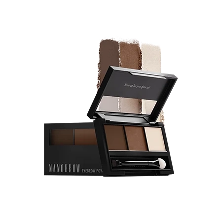 Nanobrow Eyebrow Powder Kit MEDIUM paleta do stylizacji brwi 4 g